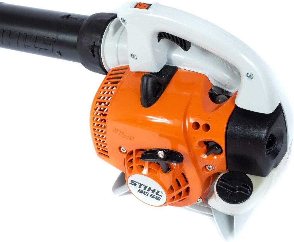 Parte lateral del soplador Stihl Bg 56